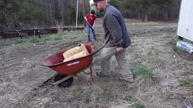Working Alone on the Timber Frame Roof at the Abandoned Property Project смотреть онлайн