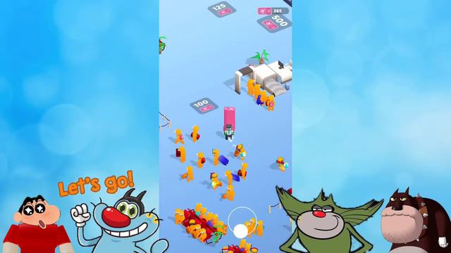 Oggy And Jack Playing Airport Master Game 😱 With Bob And Shinchan 🤣 Oggy Game смотреть онлайн