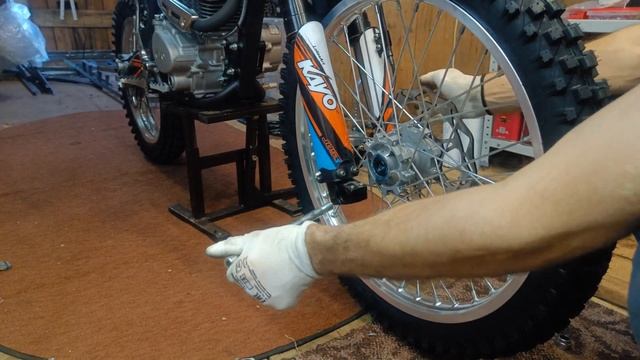 Купили новый мотоцикл.  Сборка Кайо к1