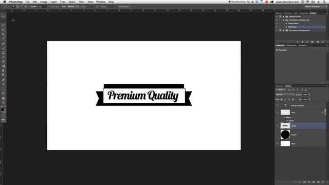 Design A Premium Quality Logo In Photoshop смотреть онлайн