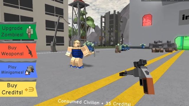 ПОСТРОЙ СВОЮ БАЗУ ЗОМБИ/ЧАСТЬ 2 /Roblox смотреть онлайн