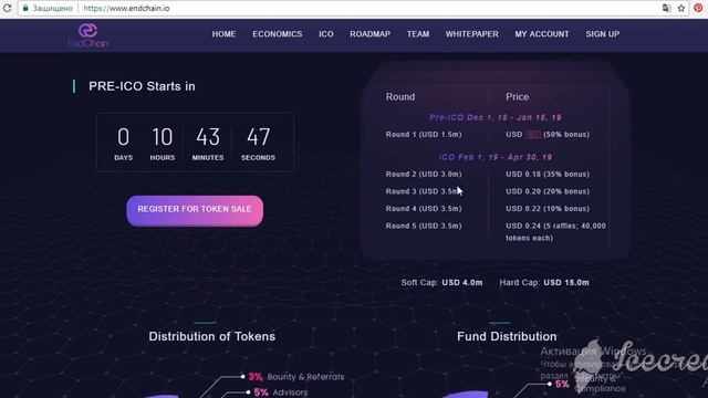 EndChain Обзор ICO проекта смотреть онлайн