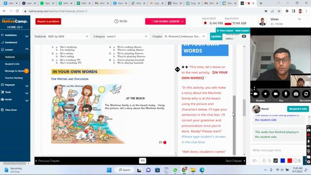 Present Continuous Tense for Kids: Live Lesson with Student- #americanenglish #grammar. смотреть онлайн