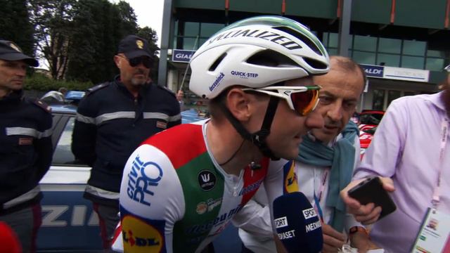 Elia Viviani - Post-race interview - Stage 10 - Giro d'Italia / Tour of Italy 2019 смотреть онлайн