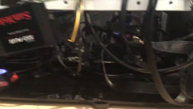 Ethereum mining rig 6 x Evga Nvidia GTX 1060 6GB GPU смотреть онлайн