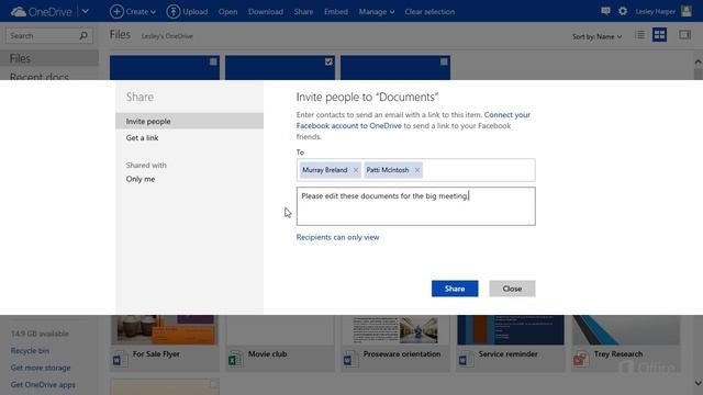 OneDrive - Sharing with People смотреть онлайн