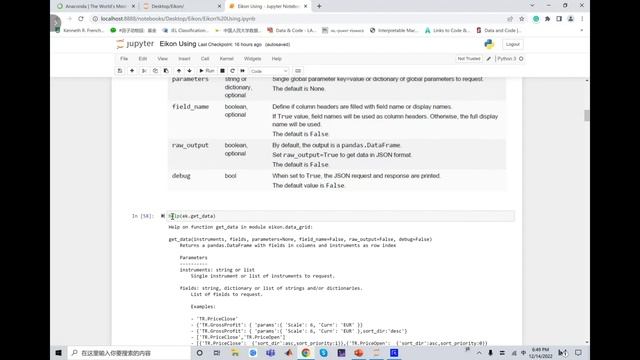 Python Eikon Data API for Finance Research смотреть онлайн