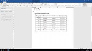 Сортировка строк и данных в таблицах в MS Office Word. Vi Sokol