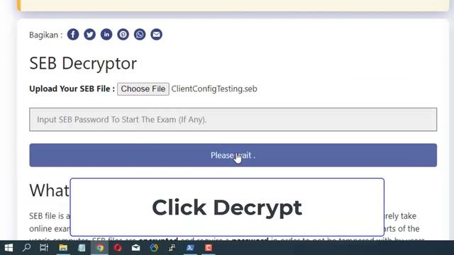Decrypt SEB File and Read Encrypted Safe Exam Browser Configuration смотреть онлайн