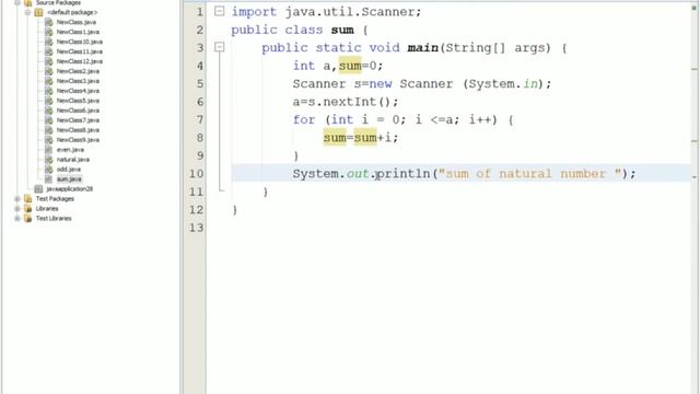 java program sum of all natural number in Urdu/Hindi смотреть онлайн