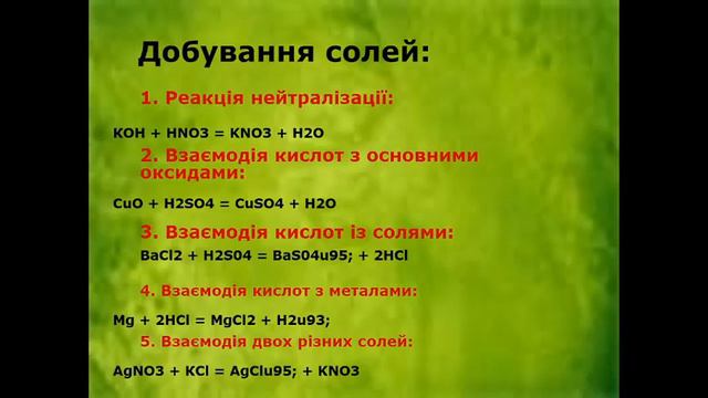 КЗ "Бірківська ЗОШ І -ІІІ ст" онлайн урок 8 клас Хімія смотреть онлайн