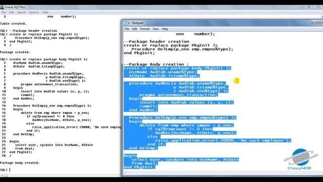 PL SQL Packages - Initialization - Packages in PL SQL - Introduction to PL/SQL Packages смотреть онлайн