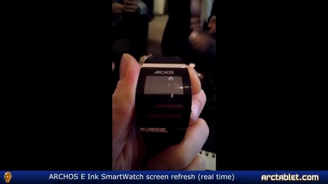 ARCHOS E Ink SmartWatch quick look (screen refresh) смотреть онлайн