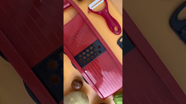 Многофункциональная кухонная ручная овощерезка Mandoline Slicer 10 в 1 смотреть онлайн