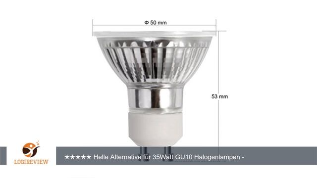 LE GU10 LED Lampen, ersetzt 35W Halogenlampen MR16 2.5W 260lm Warmweiß 3000K 120° Abstrahwinkel LED смотреть онлайн