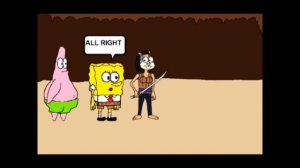 Губка Боб против зомби  на русском