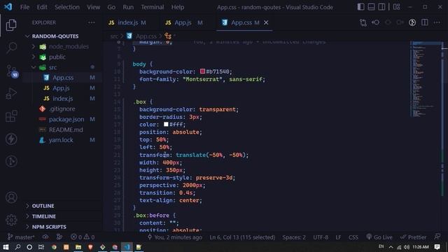 How to Create a Random Quote Generator App in React JS in Hindi (2022) смотреть онлайн
