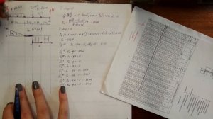 Балка на двух опорах. Построение эпюр.