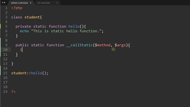 PHP OOP CallStatic Method Tutorial in Hindi / Urdu смотреть онлайн