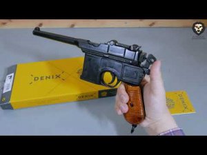 Макет пистолета Denix Mauser K96 (D7/1024Q) видео обзор 4k