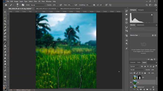 Best Way to Blur Background with Photoshop смотреть онлайн