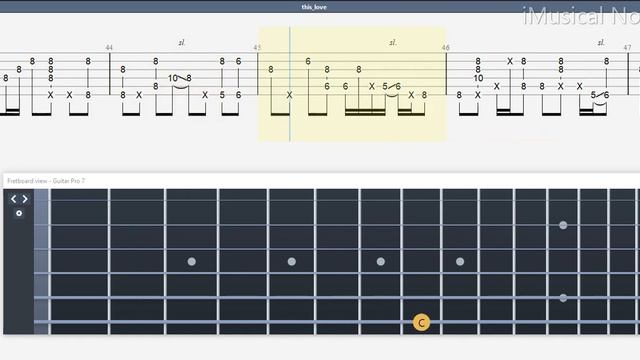 Guitar TAB (Sungha Jung) This Love - Maroon 5 | Tutorial Sheet Lesson #iMn смотреть онлайн