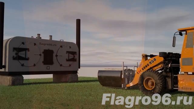 Принцип работы углевыжигательной печи Flagro смотреть онлайн