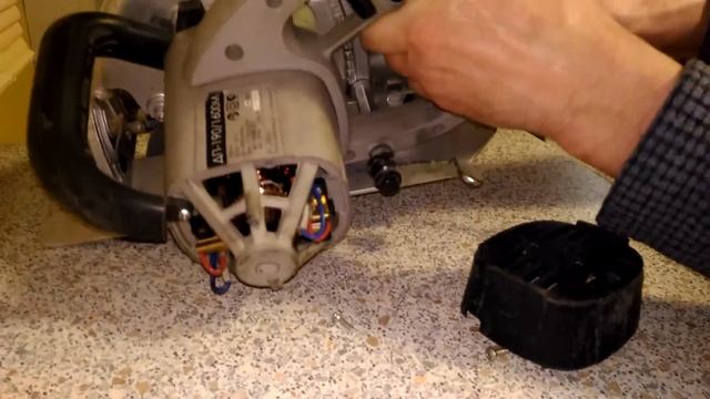 Интерскол 190 ДП-190/1600м (дисковая пила после ремонта!) смотреть онлайн