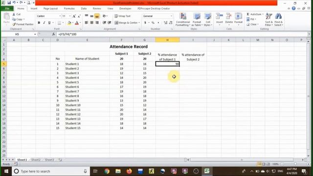 Using Dollar Sign in Excel Formula смотреть онлайн