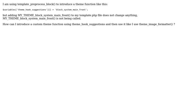 Drupal: Calling theme_hook_suggestions inside template.php смотреть онлайн