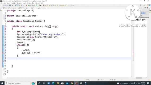 Java Armstrong Number program in hindi (@Smart Learn Coding ) смотреть онлайн
