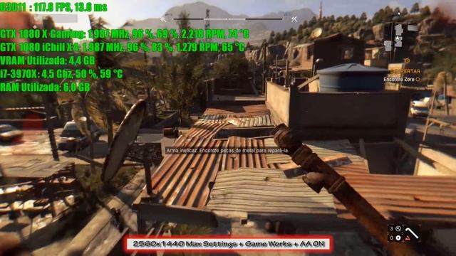 SLI GTX 1080 - DYING LIGHT - 4K | 2.5K | 1080P смотреть онлайн