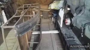 Грузовые Сани (волокуши )для снегохода буран.Часть 3