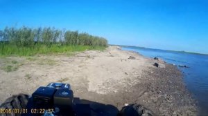 Установка вариатора на болотоход. Часть 3-я. На воде.