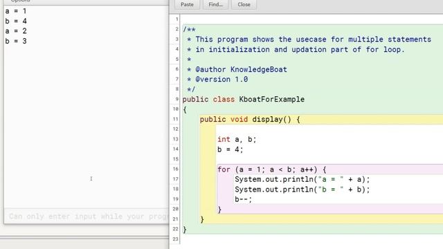 Multiple Counter Variables in for Loop | ICSE Computer Applications | Java & BlueJ смотреть онлайн