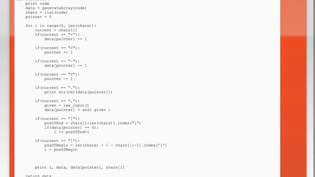 Python Brainf*** – Bugs on while loops смотреть онлайн