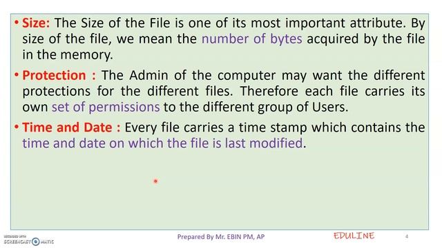 MODULE 5 - TOPIC 1 - FILE ATTRIBUTES & OPERATIONS смотреть онлайн