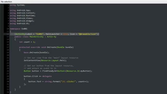 Разработка GUI на C# под Android Урок 1 Введение в Xamarin Android смотреть онлайн