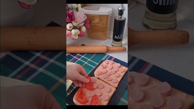 пицца, быстрая пицца, пицца на тостовом хлебе смотреть онлайн