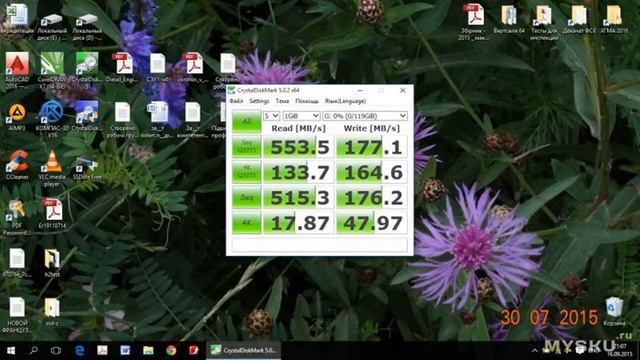 Обзор хорошего SSD Kingrich на 128Гб-когда безкешевик не значит хуже. | #Обзор смотреть онлайн