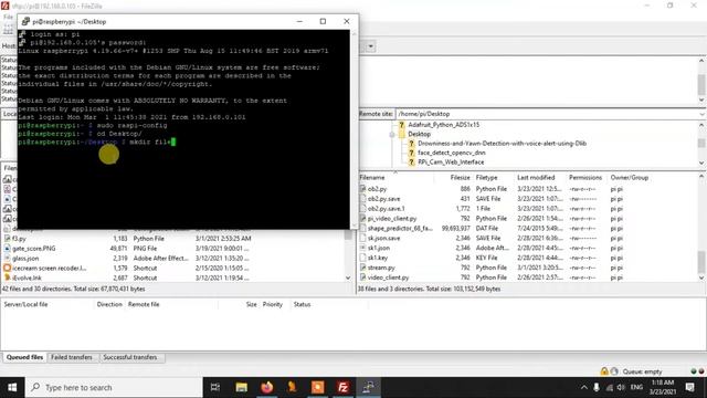 Transferring Files Between Pc and Raspberry Pi Wirelessly using FileZilla смотреть онлайн