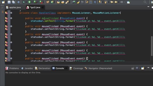 Java Programming Tutorial - 72 - MouseListener interface смотреть онлайн