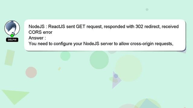 NodeJS : ReactJS sent GET request, responded with 302 redirect, received CORS error смотреть онлайн