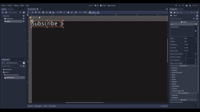 How to get a Custom Font in Godot 3.4 (in 52 seconds) смотреть онлайн