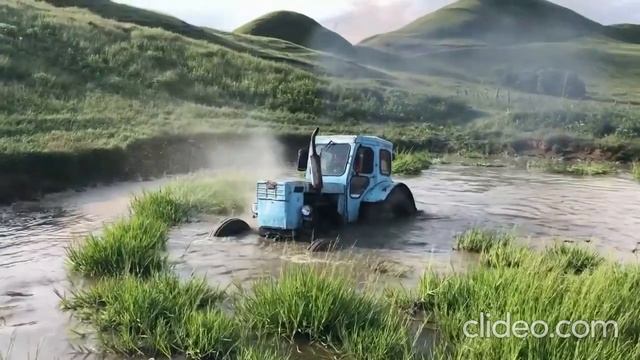 ШОК! Мутные Замуты тестируют свой трактор на проходимость! Часть 2 смотреть онлайн