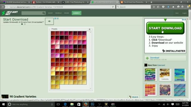 How to get free fonts, brushes and gradients for Photoshop смотреть онлайн