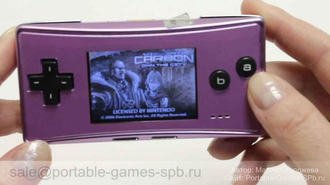 Game Boy micro - обзор игровой приставки смотреть онлайн