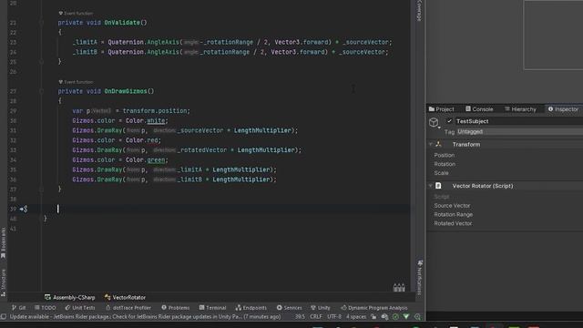 Unity Tips: How to rotate a Vector by an angle? смотреть онлайн