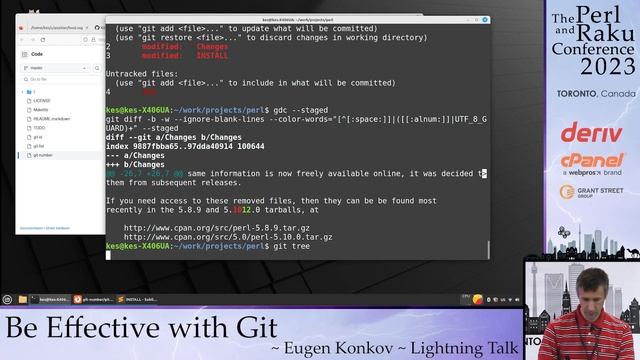 Be Effective with Git - Eugen Konkov - Lightning Talk - TPRC 2023 смотреть онлайн