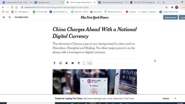 FINCEN, China Pushing Digital Currency & NFT Marketplace смотреть онлайн